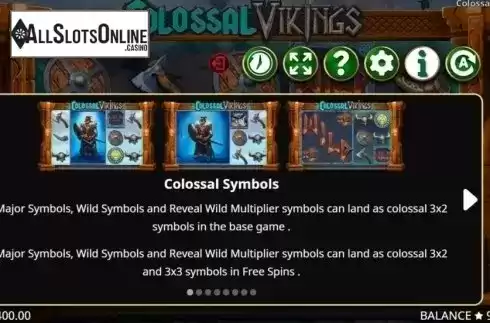 Features 1. Colossal Vikings from Booming Games