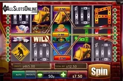 Win screen. Construction Cash from MultiSlot