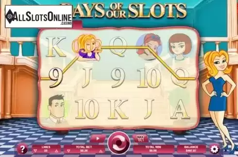 Win screen 3. Days of Our Slots from Arrows Edge