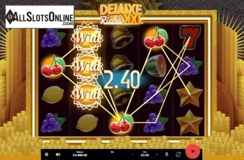 Win screen 3. Deluxe Riches XXL from Mighty Finger