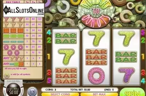 Screen 1. Dollars to Donuts from Rival Gaming
