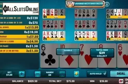 Game Screen 2. Double Aces & Faces (Red Rake) from Red Rake