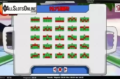 Paylines. Dragon Ball Reels from TOP TREND GAMING