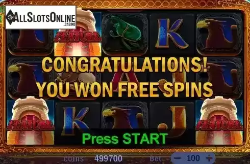 Free Spins Win Screen 2