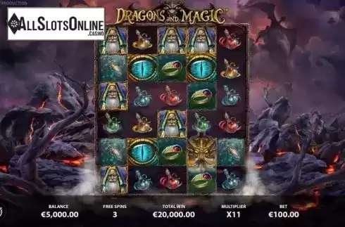 Free Spins 2. Dragons And Magic from StakeLogic