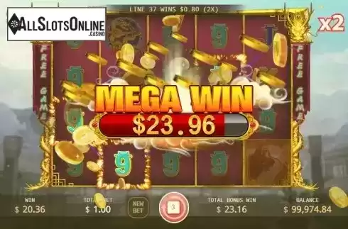 Mega Win Screen