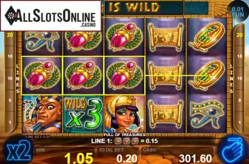 Win screen 3. Full Of Treasures from Casino Technology