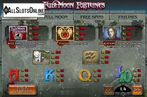 Screen3. Full Moon Fortune from Playtech