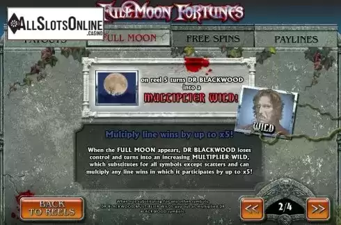 Screen4. Full Moon Fortune from Playtech