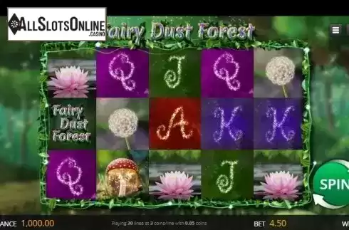 Start screen 1. Fairy Dust Forest from Genii