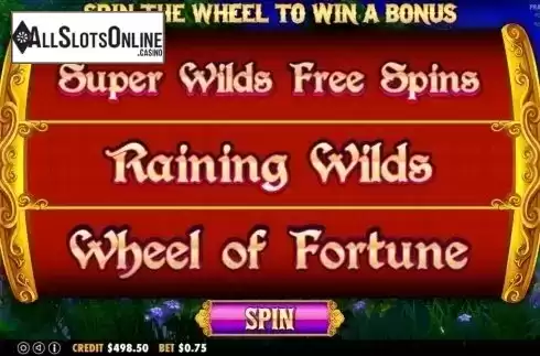 Bonus Game screen. Fairytale Fortune from Pragmatic Play