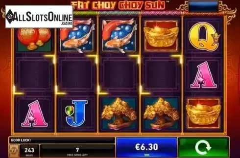 Free Spins 2. Fat Choy Choy Sun from Playtech