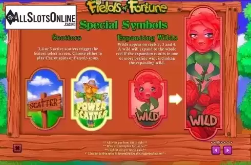 Screen4. Fields of Fortune from Playtech