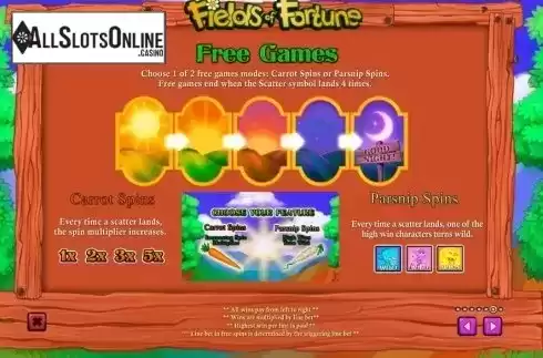 Screen7. Fields of Fortune from Playtech