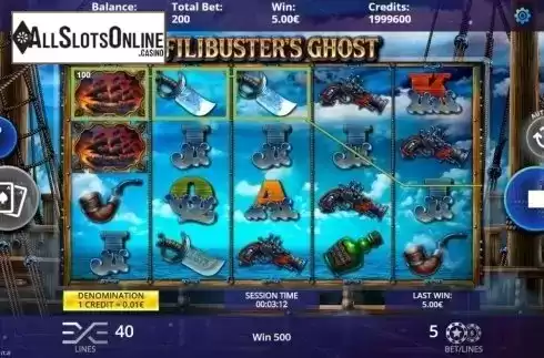 Win Screen. Filibusters Ghost from DLV