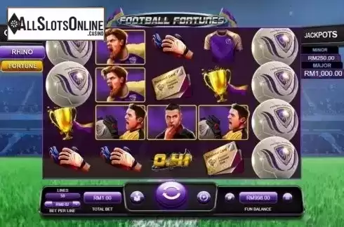Win Screen 1. Football Fortunes from RTG