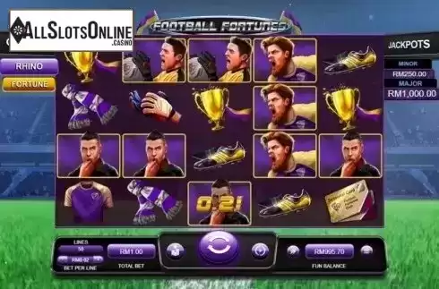 Win Screen 2. Football Fortunes from RTG