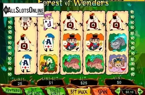 Screen4. Forest of Wonders from Playtech