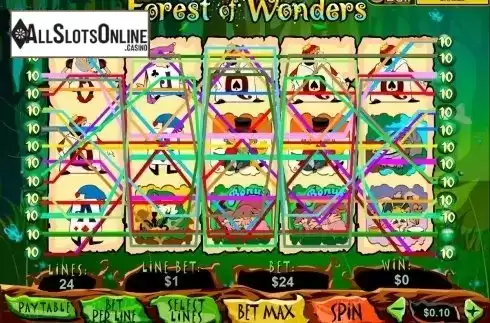 Screen5. Forest of Wonders from Playtech