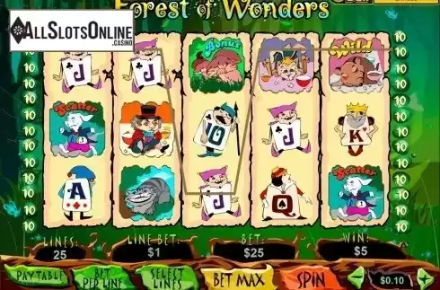 Screen6. Forest of Wonders from Playtech