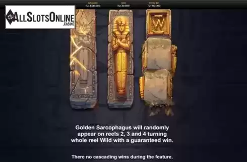 Wild Feature Screen. Forgotten Pharaoh from OneTouch