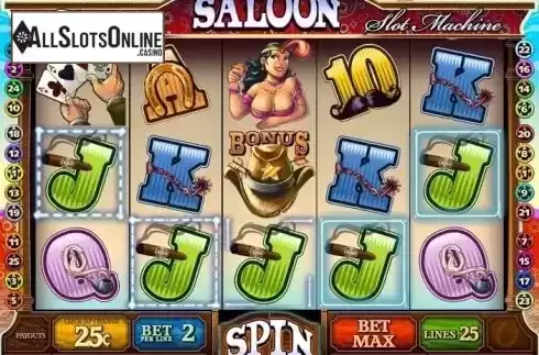 Win screen. Fortunate Saloon from MultiSlot