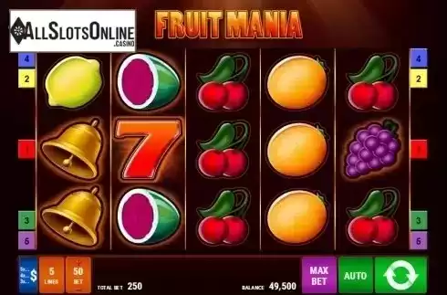 Screen 1. Fruit Mania (Bally Wulff) from Gamomat