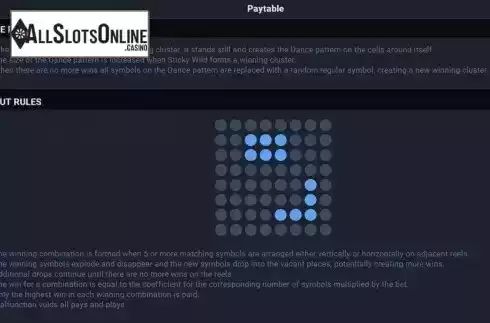 Payout screen