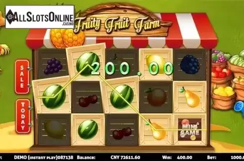 Game workflow . Fruity Fruit Farm from Triple Profits Games