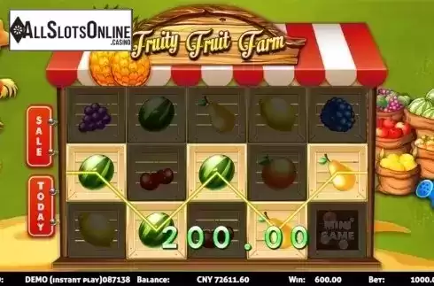 Game workflow 2. Fruity Fruit Farm from Triple Profits Games