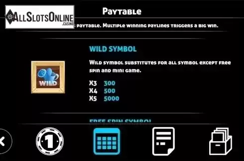 Paytable . Fruity Fruit Farm from Triple Profits Games