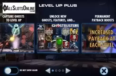 Start Screen. Ghostbusters Plus from IGT
