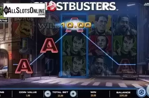 Win Screen 1. Ghostbusters Plus from IGT