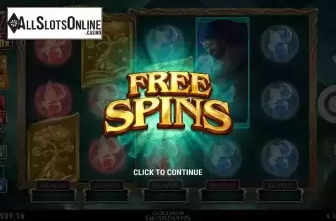 Free Spins 1. Goldaur Guardians from Alchemy Gaming