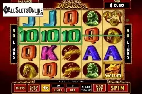Win Screen. Golden Dragon (GMW) from GMW
