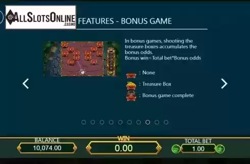 Bonus Game feature screen