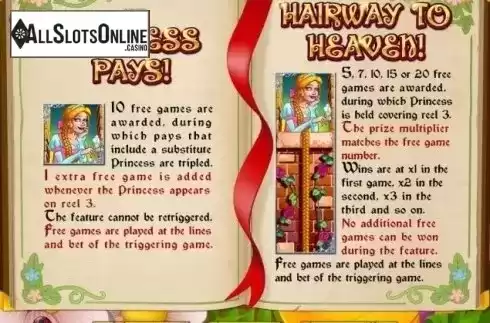 Free Spins 2. Hairway to Heaven from RTG