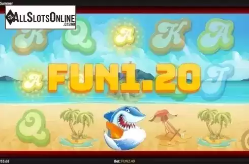 Win Screen 2. Here Comes Summer from 1X2gaming