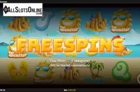 Free Spins 1. Here Comes Summer from 1X2gaming