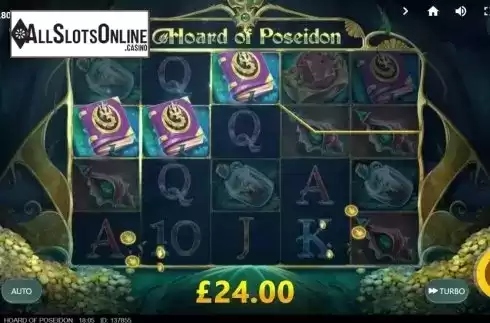 Win Screen 1. Hoard Of Poseidon from Red Tiger