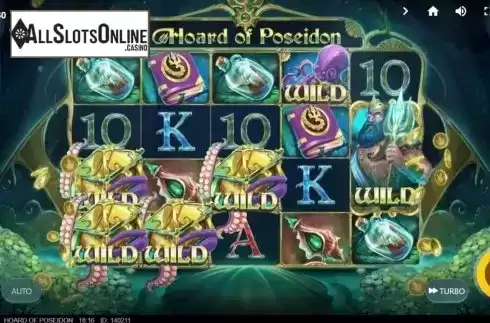 Feature Screen 1. Hoard Of Poseidon from Red Tiger