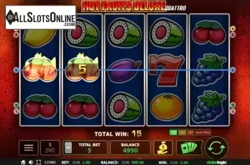 Win Screen. Hot Fruits Deluxe (StakeLogic) from StakeLogic