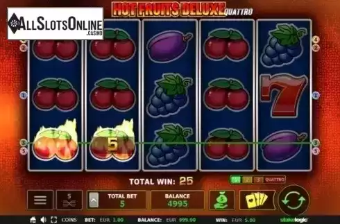 Win Screen. Hot Fruits Deluxe (StakeLogic) from StakeLogic