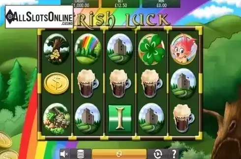 Reels screen. Irish Luck (Eyecon) from Eyecon