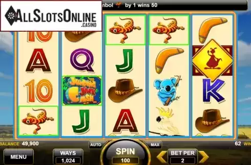 Win Screen 1. Jumping Jack Cash from Spin Games