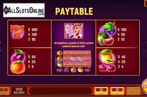 Paytable Screen