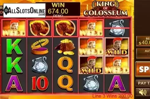 Game workflow 4. King Of Colosseum from PlayStar