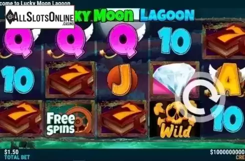Reel Screen. Lucky Moon Lagoon from Slot Factory