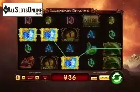 Win Screen . Legendary Dragons from Skywind Group