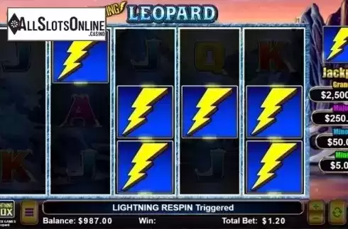 Free Spins. Lightning Leopard from Lightning Box
